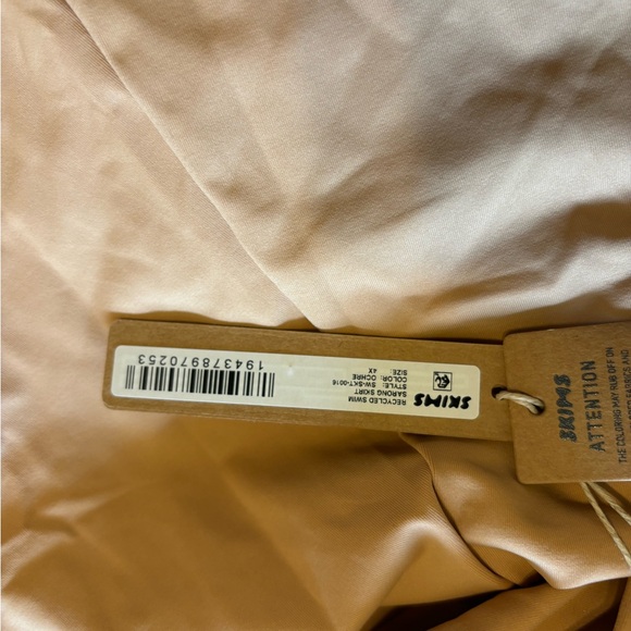 Skims Saragon swim ocher skirt NWT - Picture 3 of 3